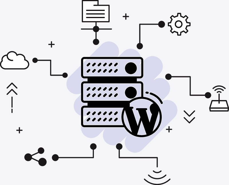 graphic of a system coming together